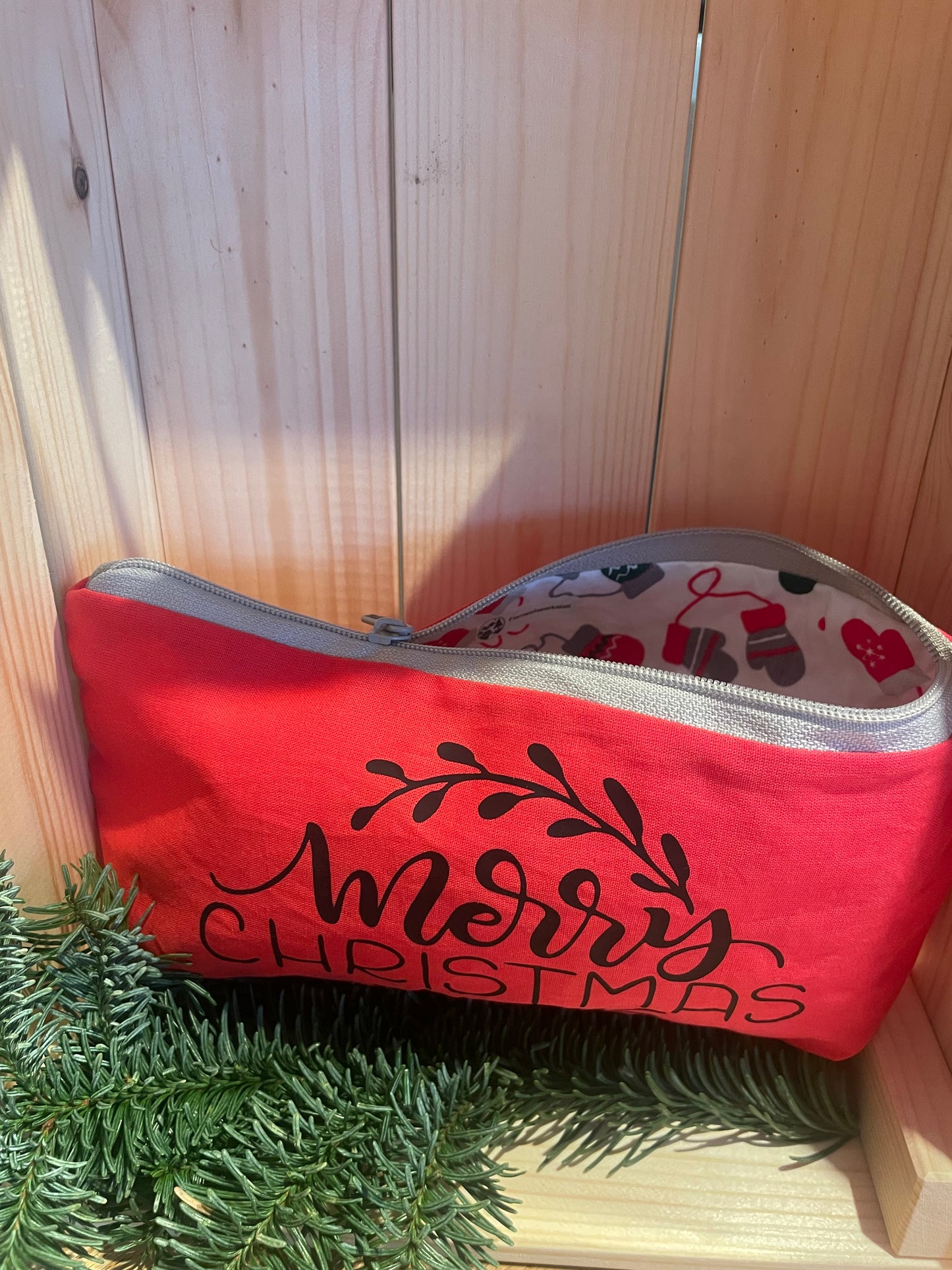 Weihnachtliche Utensilientasche