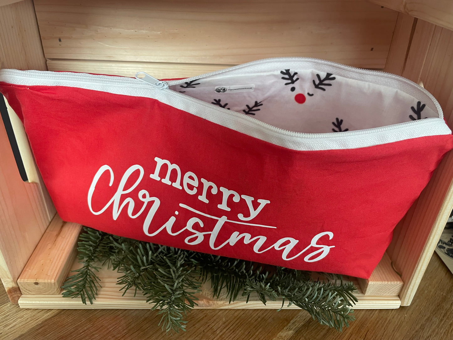 Weihnachtliche Utensilientasche